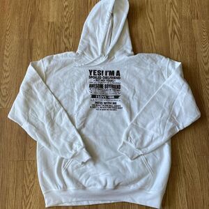Spoiled Girlfriend Hoodie White Large